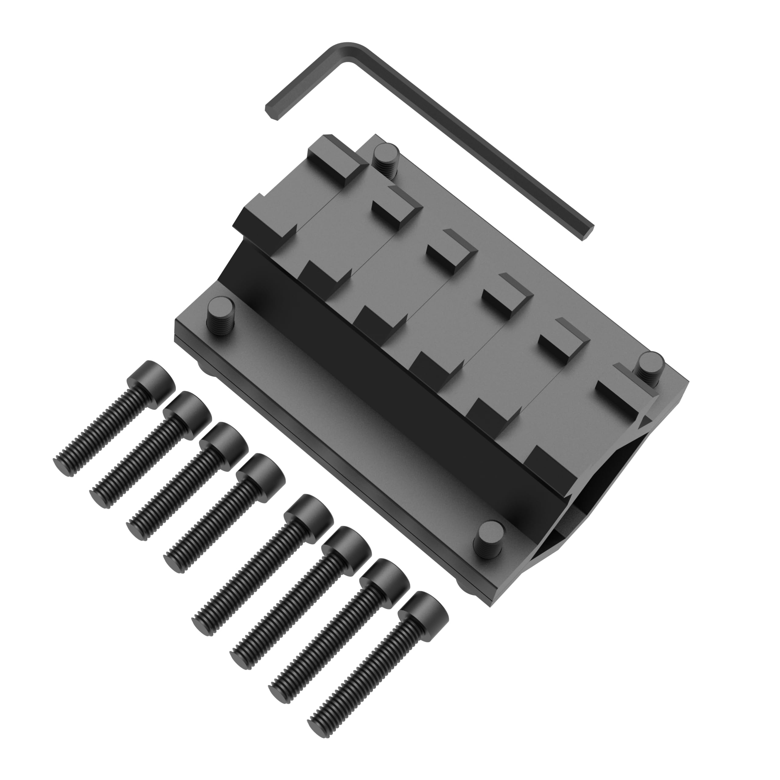 TPO 5-slot top rail integrated for standard 20mm accessories