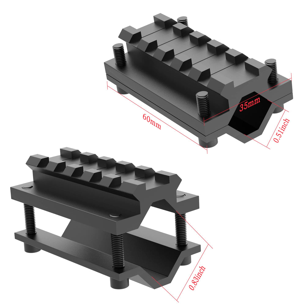 TPO shotgun barrel clamp assembly demonstrating fast installation