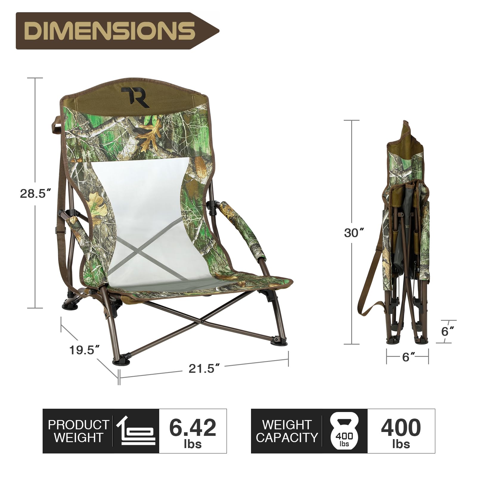 TR low camping chair 110deg recline supports comfortable breaks outdoors.