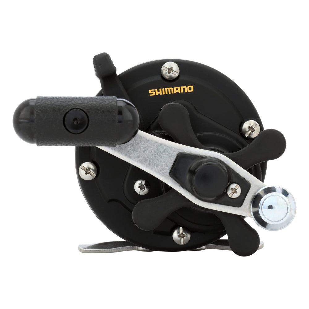 TR star-drag levelwind reel - main shaft close-up