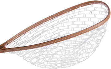 Trademark Innovations burl wood finish net for durable, stylish handling
