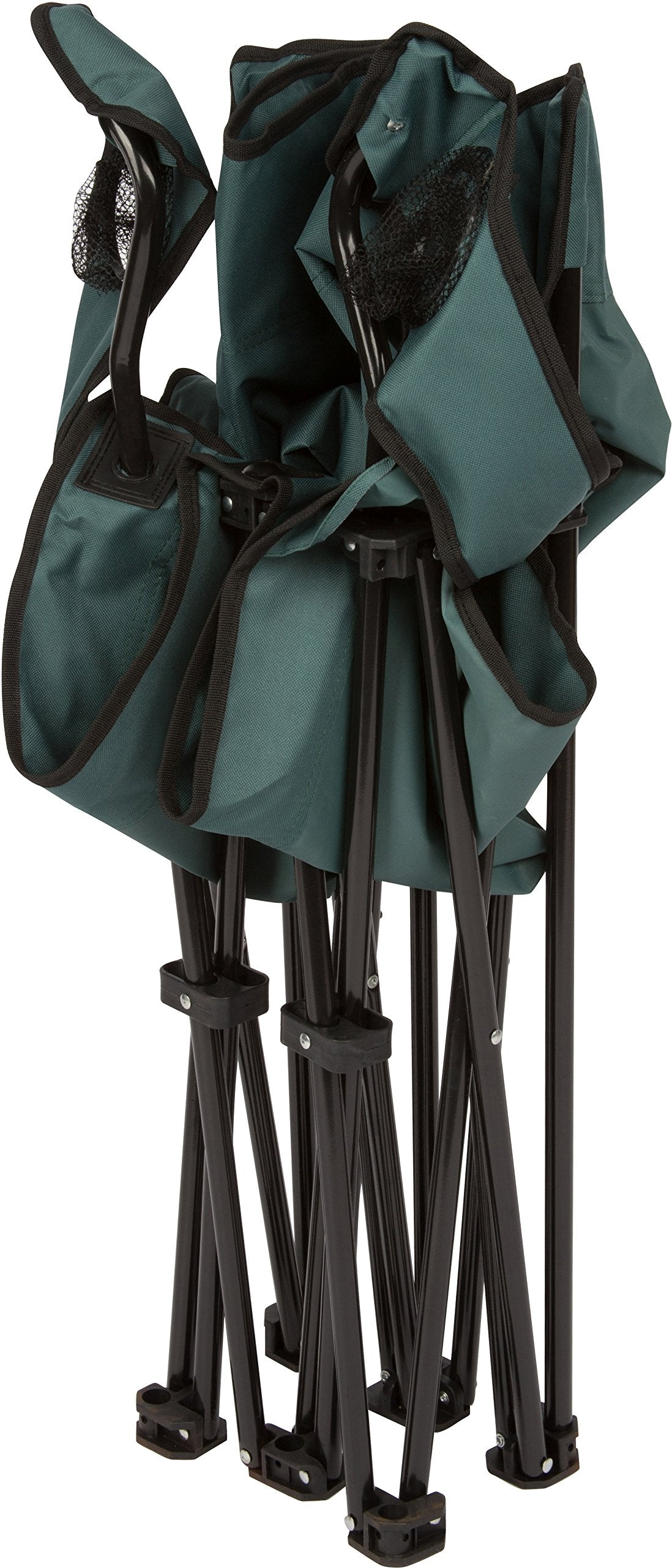 Trademark Innovations folds flat for easy storage between camping trips.