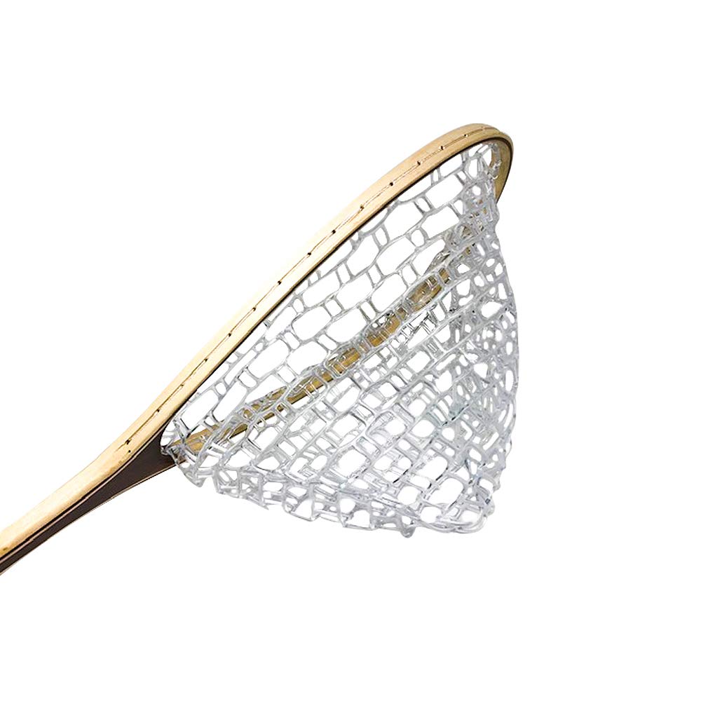 Trademark Innovations rubber net bag minimizes snagging and reduces trout spook underwater.