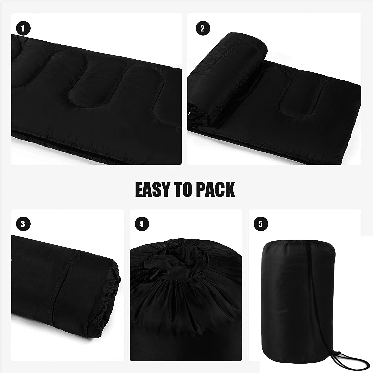 Trail maker Envelope sleeping bag carried in included carry bag
