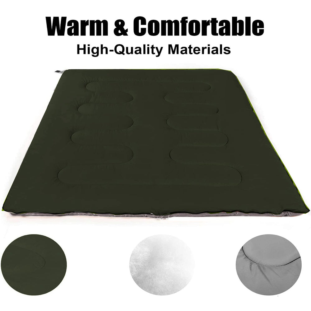 Trail maker Envelope sleeping bag durable rip-resistant poly fabric