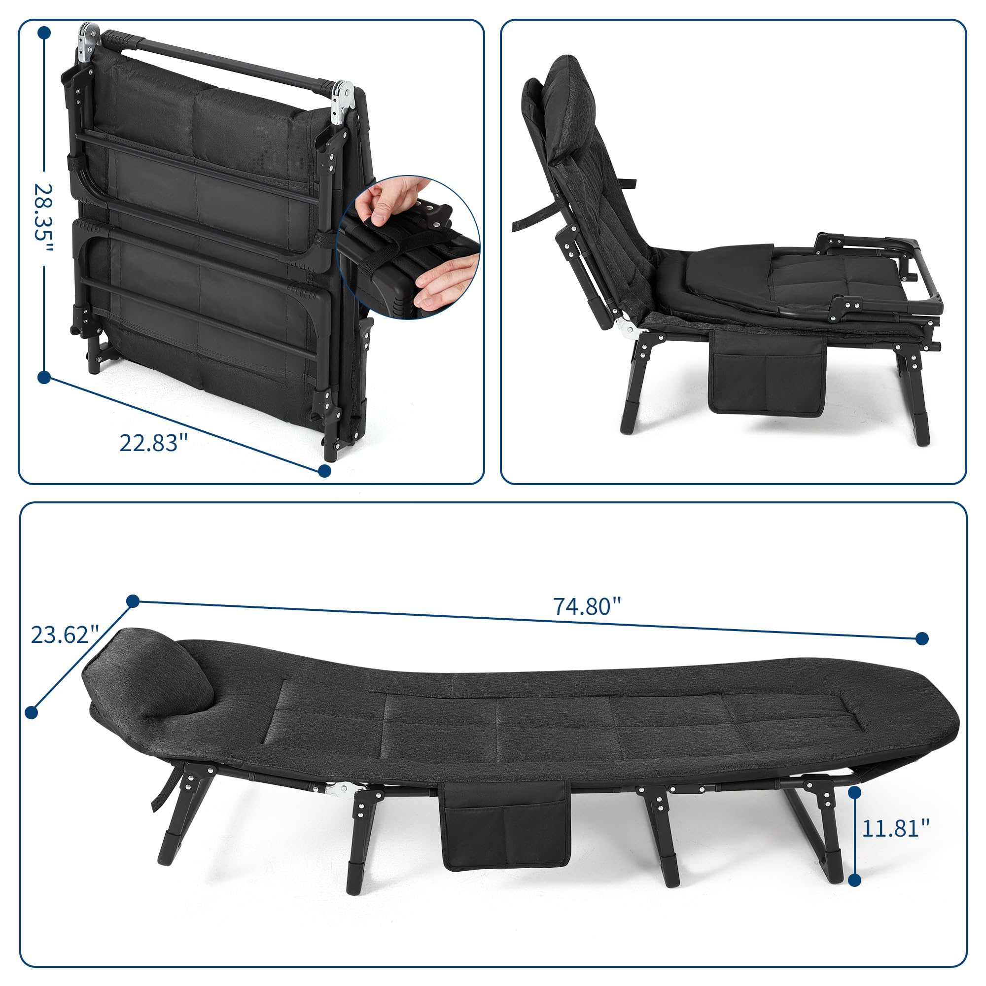 TrailBlaze cot pillow highlights neck support for portable rests