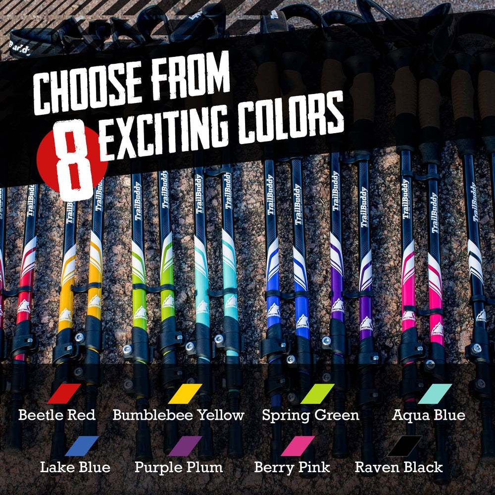TrailBuddy Trekking Poles for kids and seniors demonstrates family-friendly portability