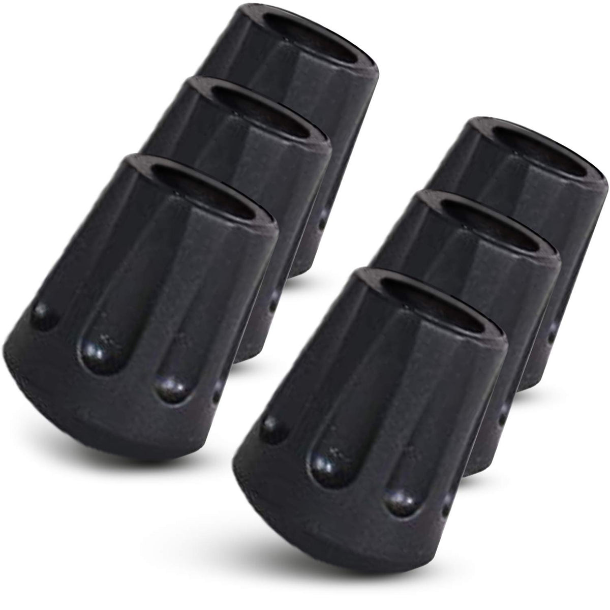 TrailBuddy universal-fit 11mm tip for trekking poles, snug and secure.