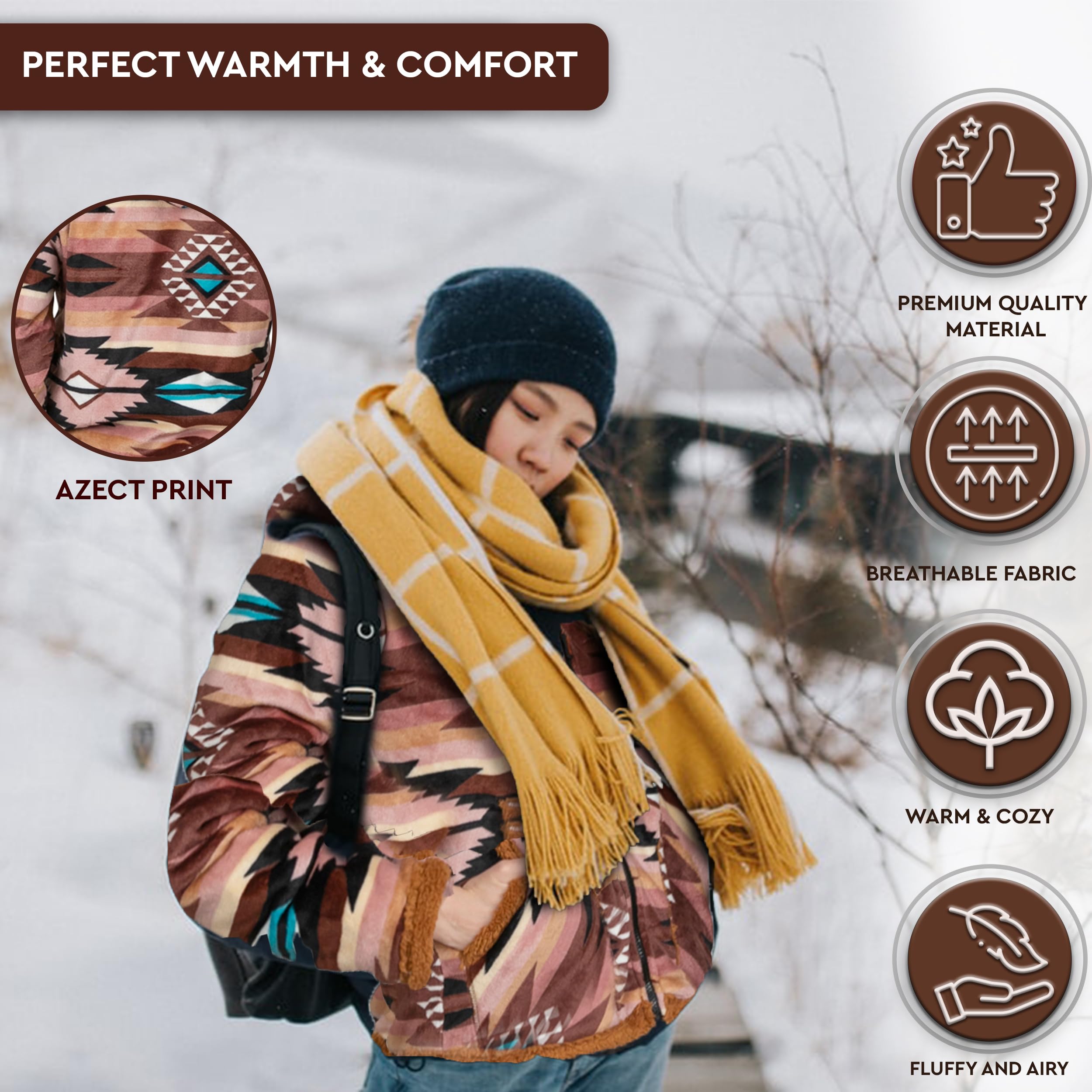 TrailCrest Nordic-pattern hoodie adds style while keeping you warm on trails