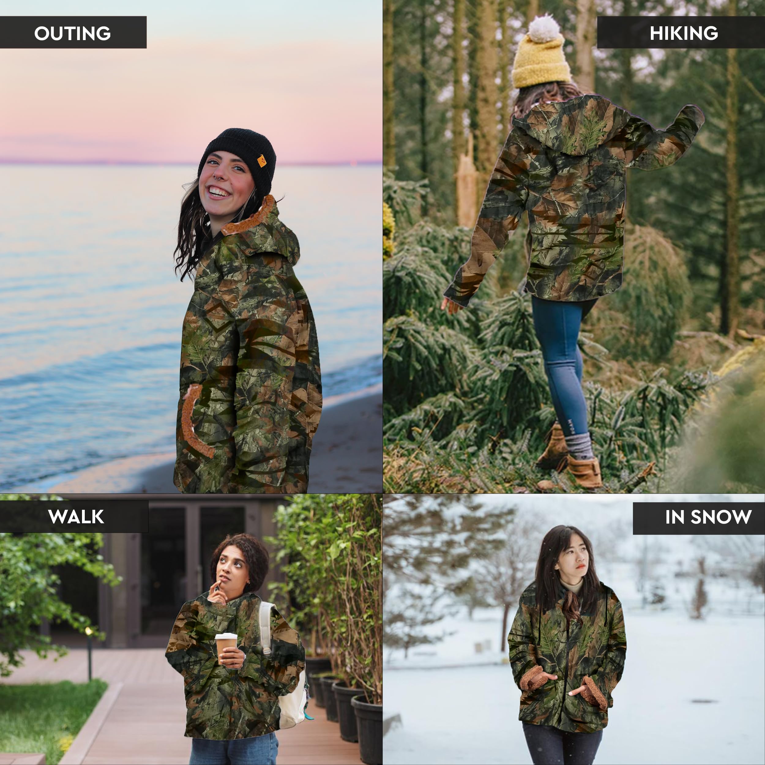 TrailCrest winter plush sherpa inner jacket offers soft insulation for commutes and adventures.
