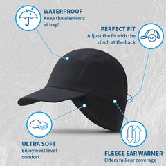 TrailHeads hat back view shows adjustable drawstring for a secure, personalized fit.