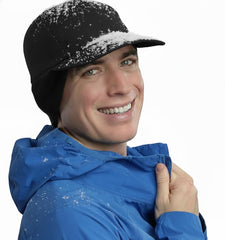 TrailHeads waterproof hiking hat front view with a wide brim for sun and rain protection.