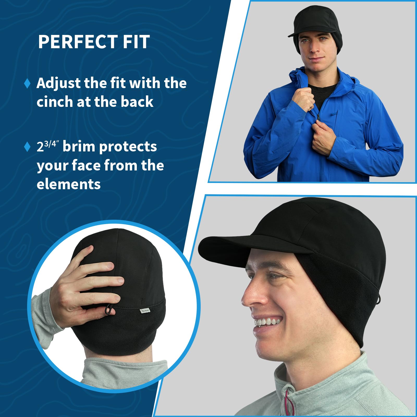 TrailHeads microfleece interior emphasizes moisture-wicking comfort on active days.