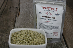 Trailtopia chicken side pack ready to eat, ideal for quick backcountry dinners.