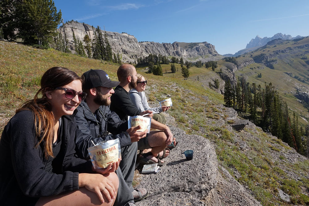 Trailtopia Peach Oatmeal non-perishable nutrition for emergencies