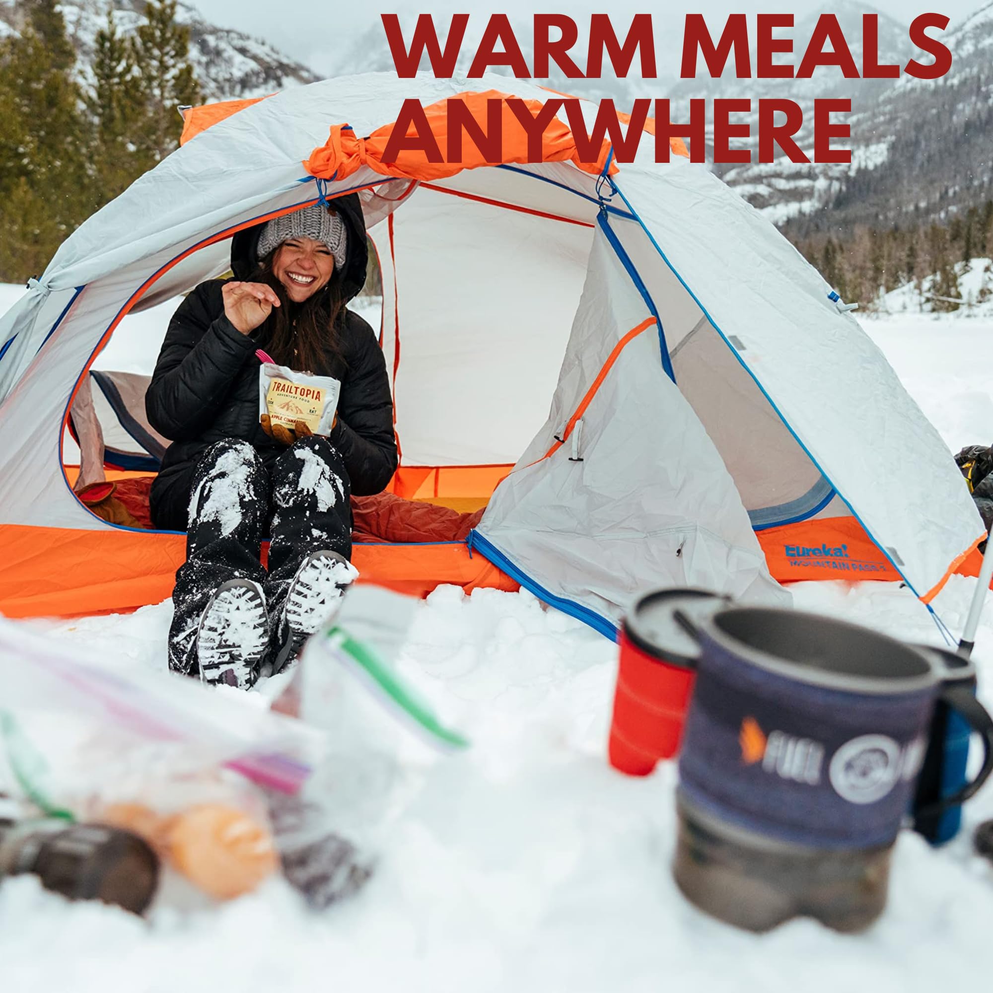 Trailtopia non perishable design emphasizes long shelf life