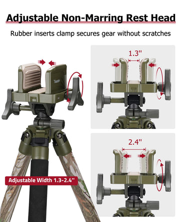 Trakiom clamping tripod rest 360-degree rotation and tilt for flexible framing on location