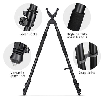 Trakiom bipod foam handle offers comfortable grip during long outdoor shoots