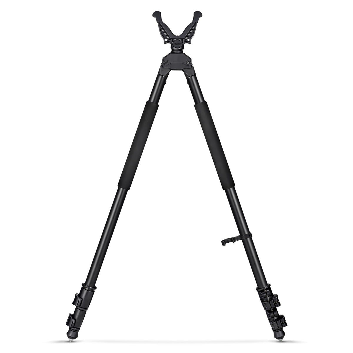 Trakiom shooting bipod with V-yoke rest delivers 360-degree stability for precise aiming