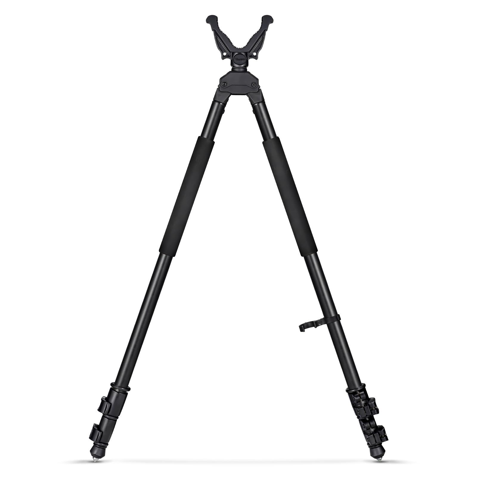 Trakiom shooting bipod with V-yoke rest delivers 360-degree stability for precise aiming