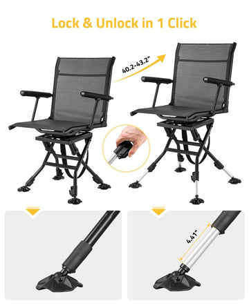 Trakiom reinforced X-frame provides stable support up to 320 lbs.
