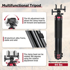 Trakiom tripod rest shows three-position leg locks for versatile stances.