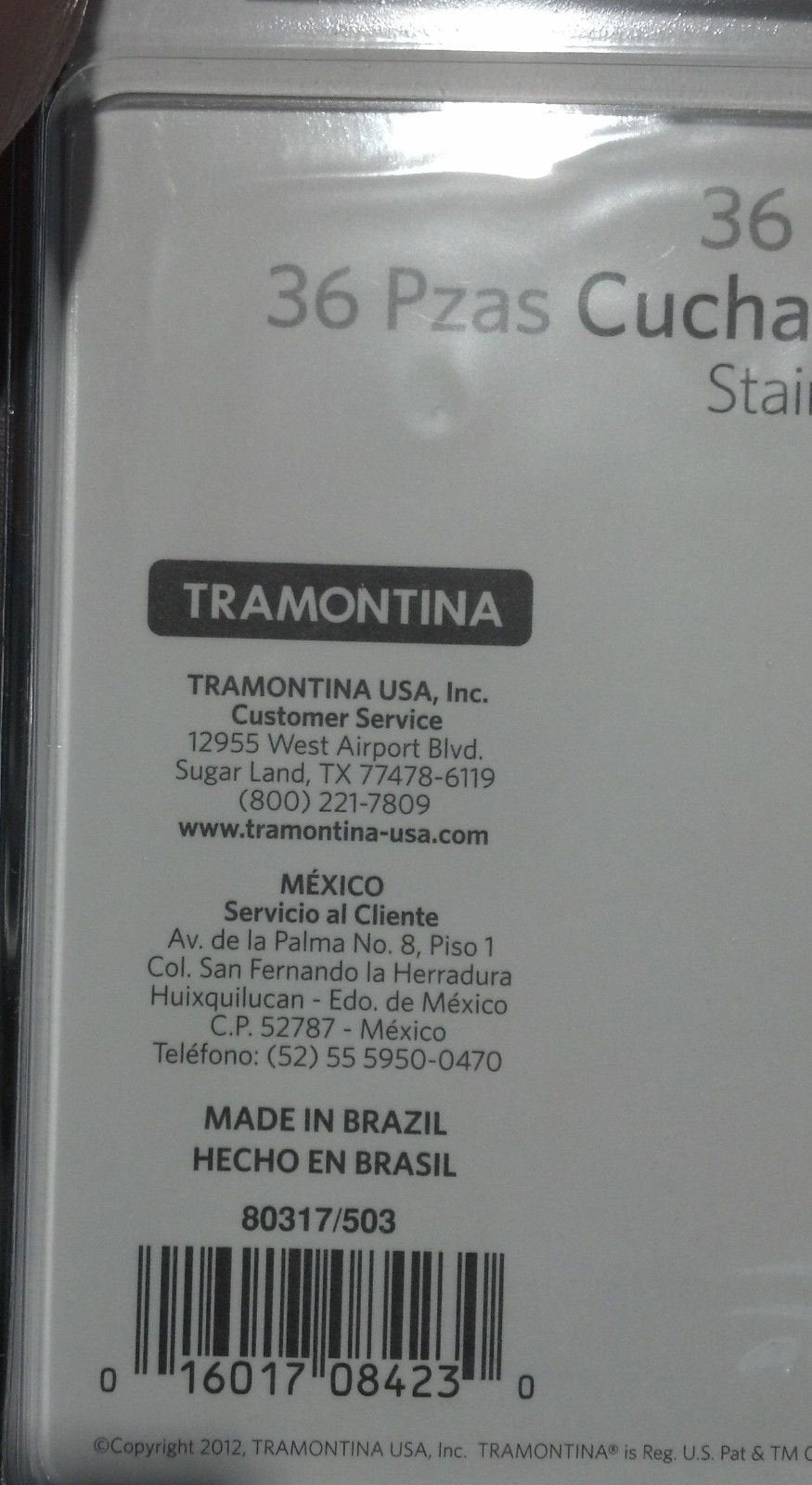 Tramontina Pro Line NSF-certified seal highlights trusted commercial-grade quality.