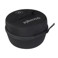 Trangia Eva stove case with zip closure in black keeps contents secure.