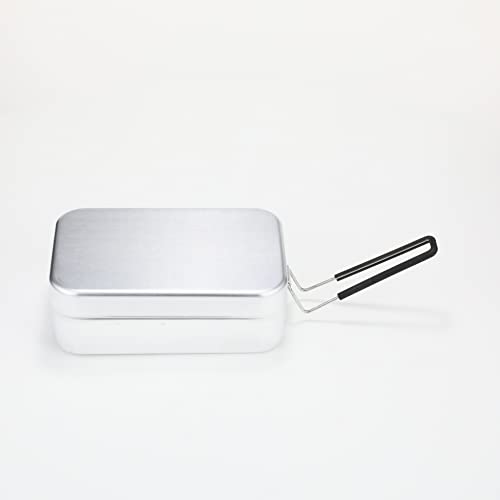 Trangia mess tin dimensions highlight 7.9x5x2.75 inch footprint.