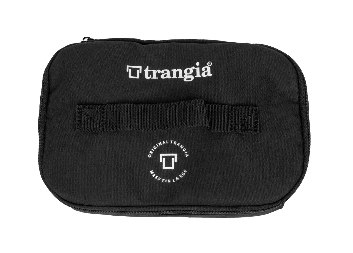 Trangia mess tin insert cover large, front view protects gear during travel