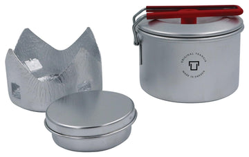 Trangia Micro Light stove in compact design, ideal for solo meals on the trail.