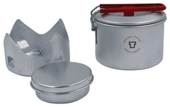 Trangia Micro Light stove in compact design, ideal for solo meals on the trail.