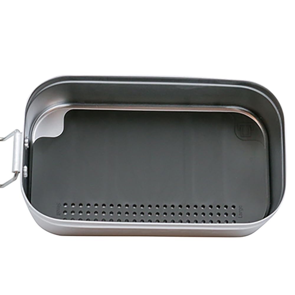 Trangia Multiboard gray cutting board ready for camp prep beside Mestin.