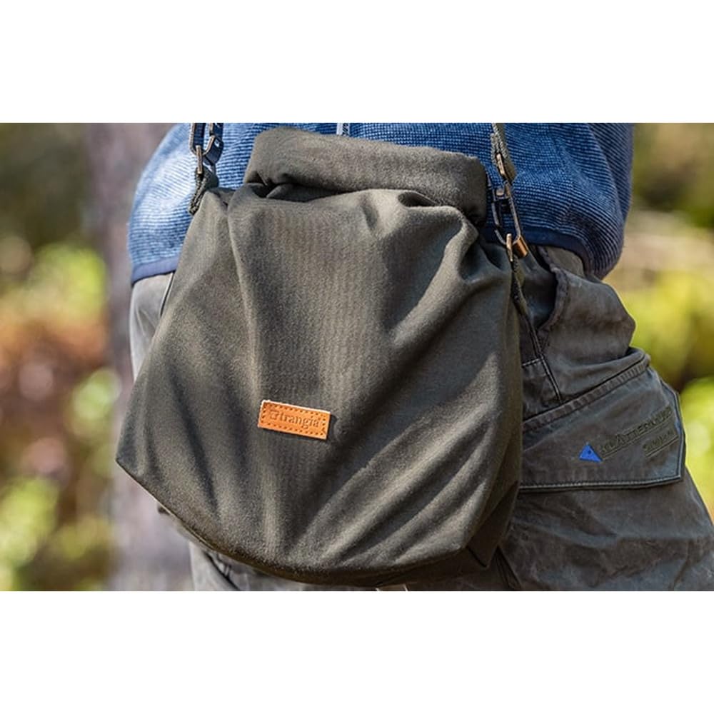 Trangia roll-top bag weighs 232 g for lightweight, travel-friendly organization.