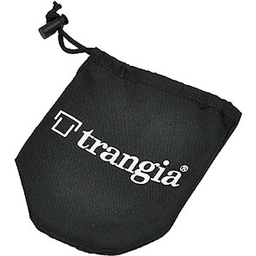 Trangia storage bag for gas burner inside view, protects components during packing