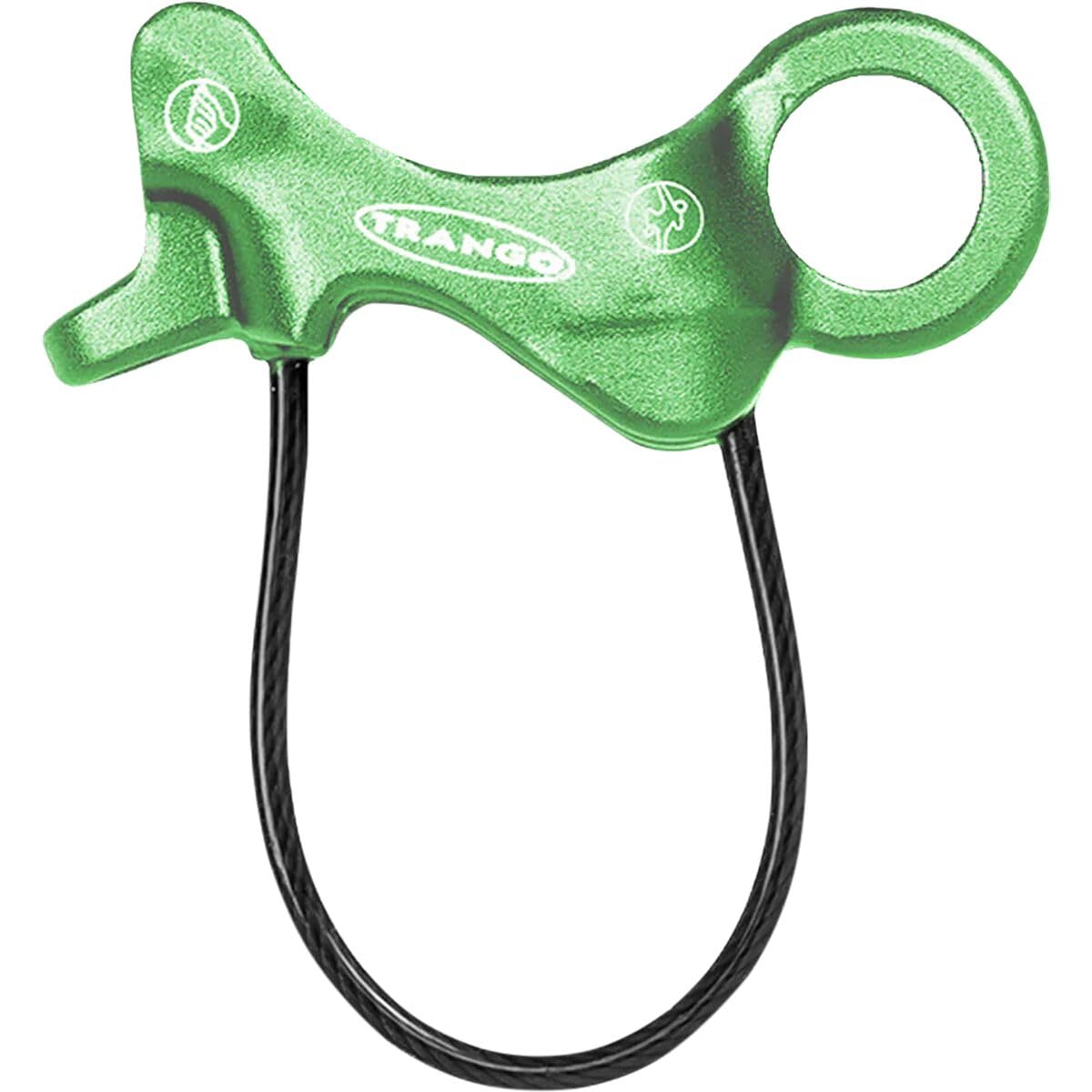 TRANGO Aries belay device front view in guide mode for alpine climbs