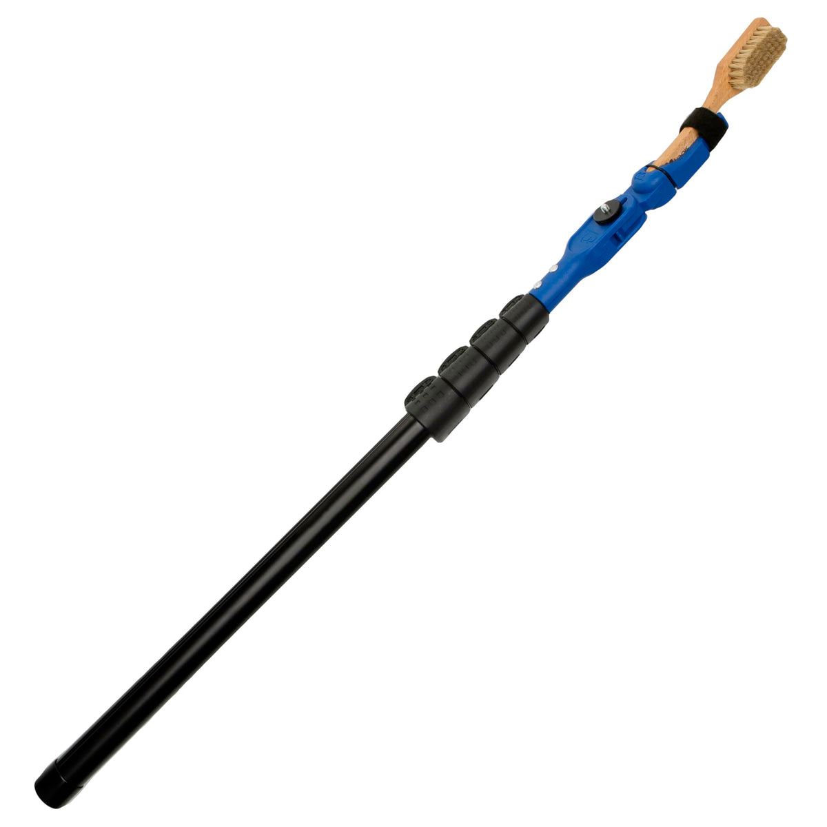 TRANGO Beta Brush Stick showing extendable pole reaching high holds for cleaning