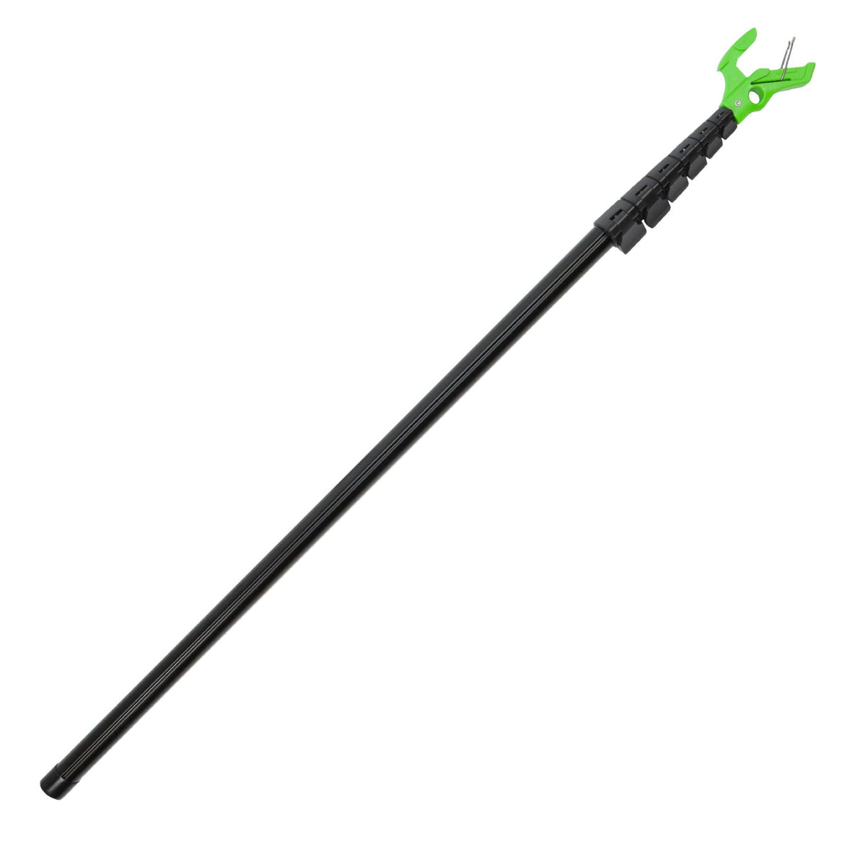 TRANGO Beta Stick EVO head clip grips carabiner securely for fast bolt clipping.
