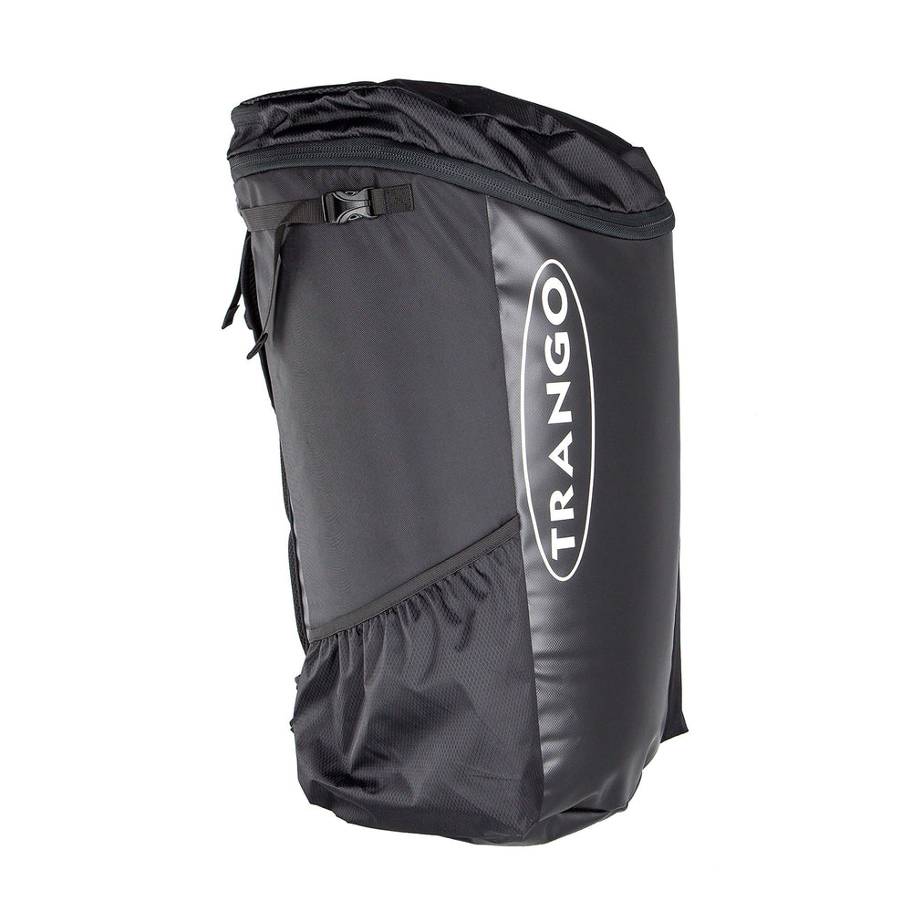 TRANGO Crag Pack 2.0 mini tarp keeps gear clean and ready between climbs.