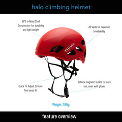 Trango Halo ventilation highlight showing airflow and cooling during climbs.