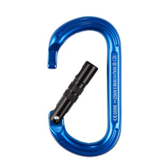 TRANGO Oval K Carabiner keeping trad gear organized on your harness.