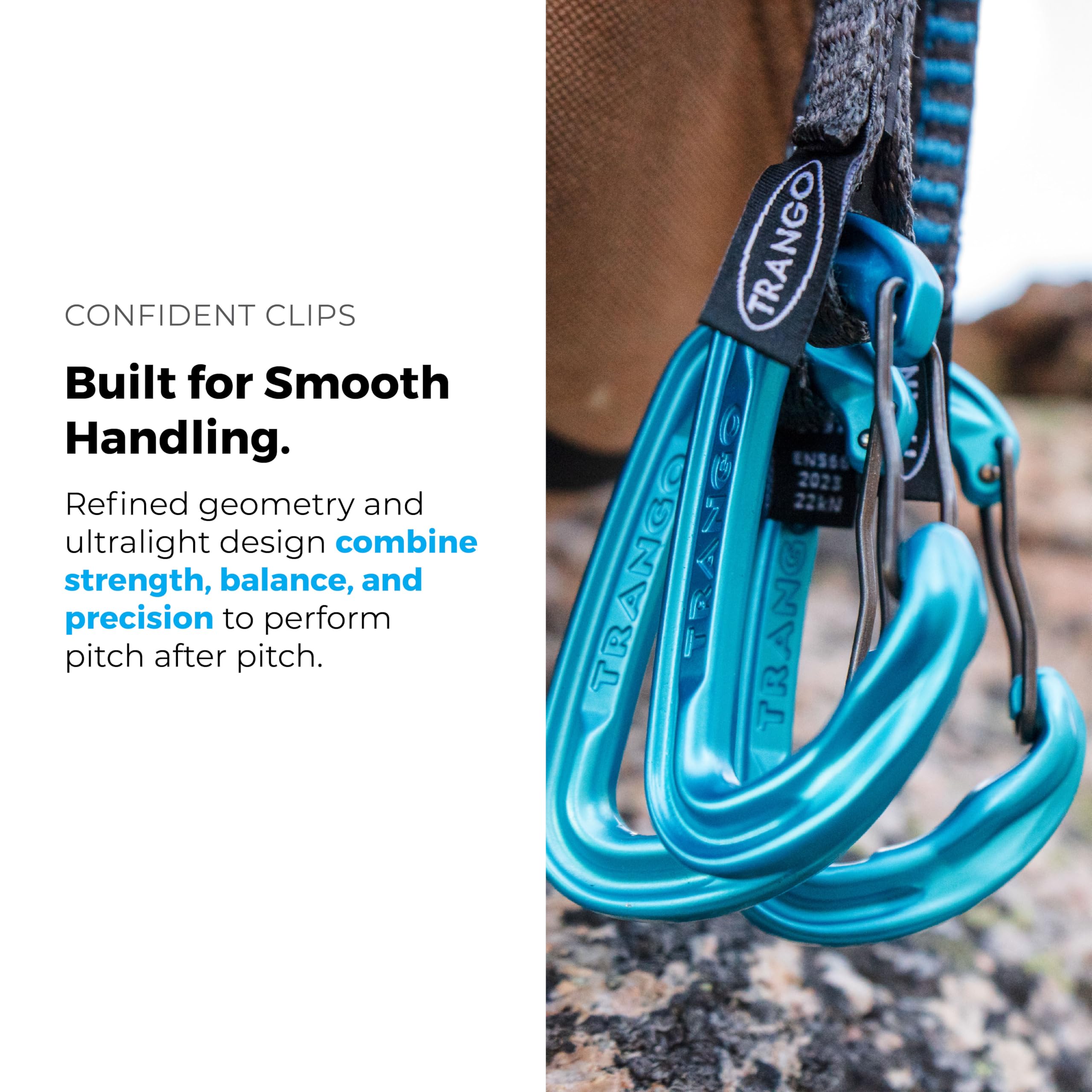 TRANGO Quantum engineered by athletes for gym to crag performance