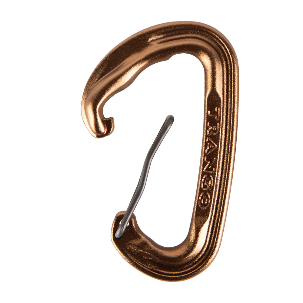 TRANGO Quantum Caribiner snag-free bull nose prevents rope hang-ups during unclipping