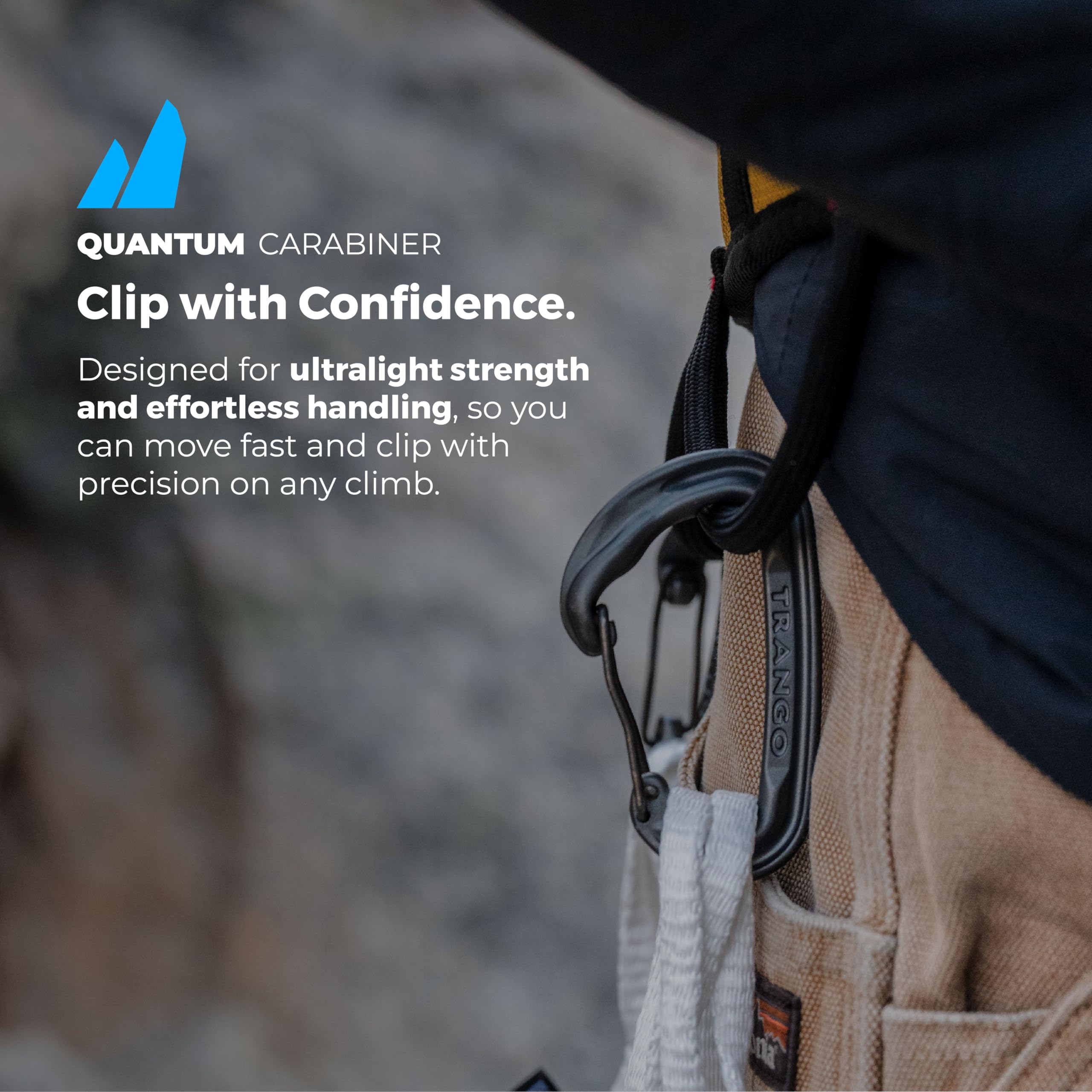 TRANGO Quantum double bent wiregate guides rope smoothly into the basket