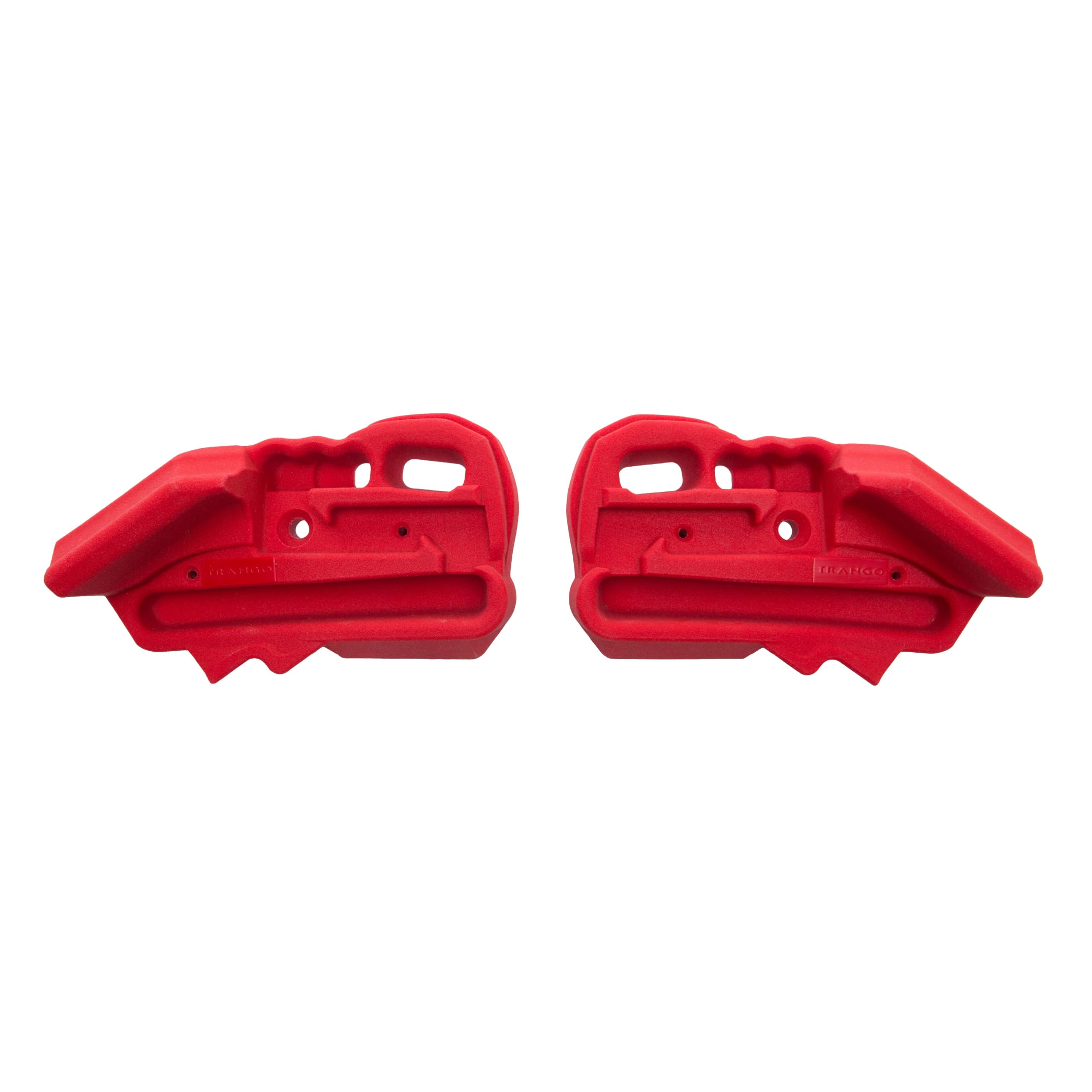 TRANGO Rock Prodigy hangboard with 22 grips for progressive finger training.