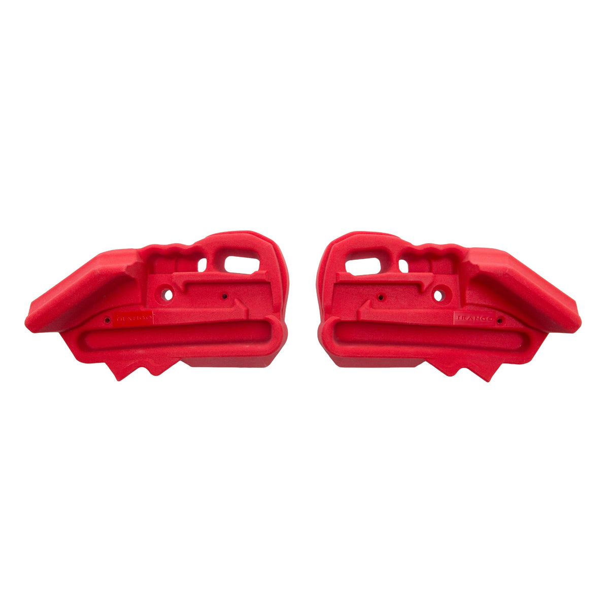 TRANGO Rock Prodigy hangboard with 22 grips for progressive finger training.