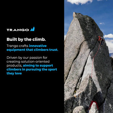 TRANGO Rock Prodigy Hangboard in use during a home training session