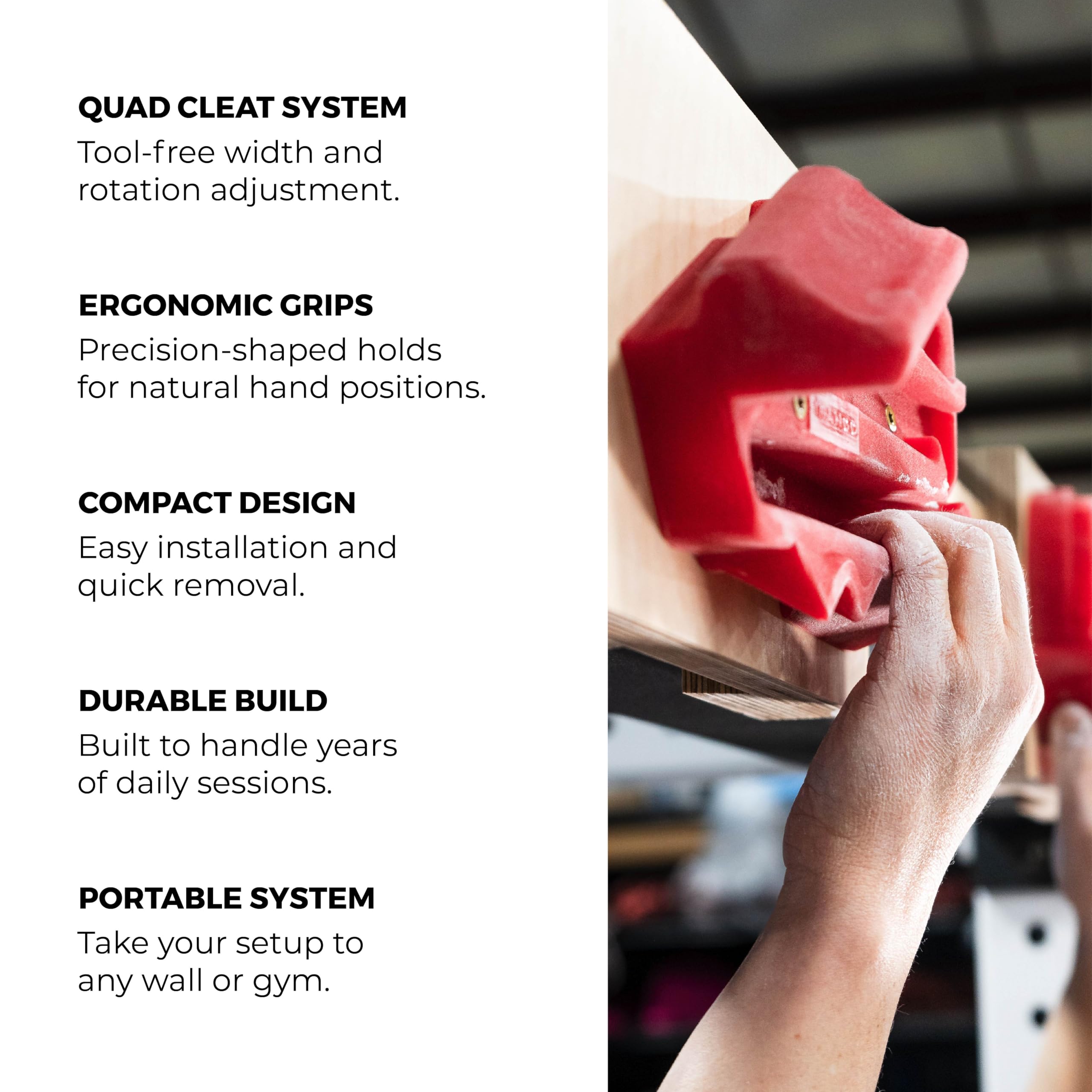 TRANGO Rock Prodigy Hangboard training app guides structured workouts for progress