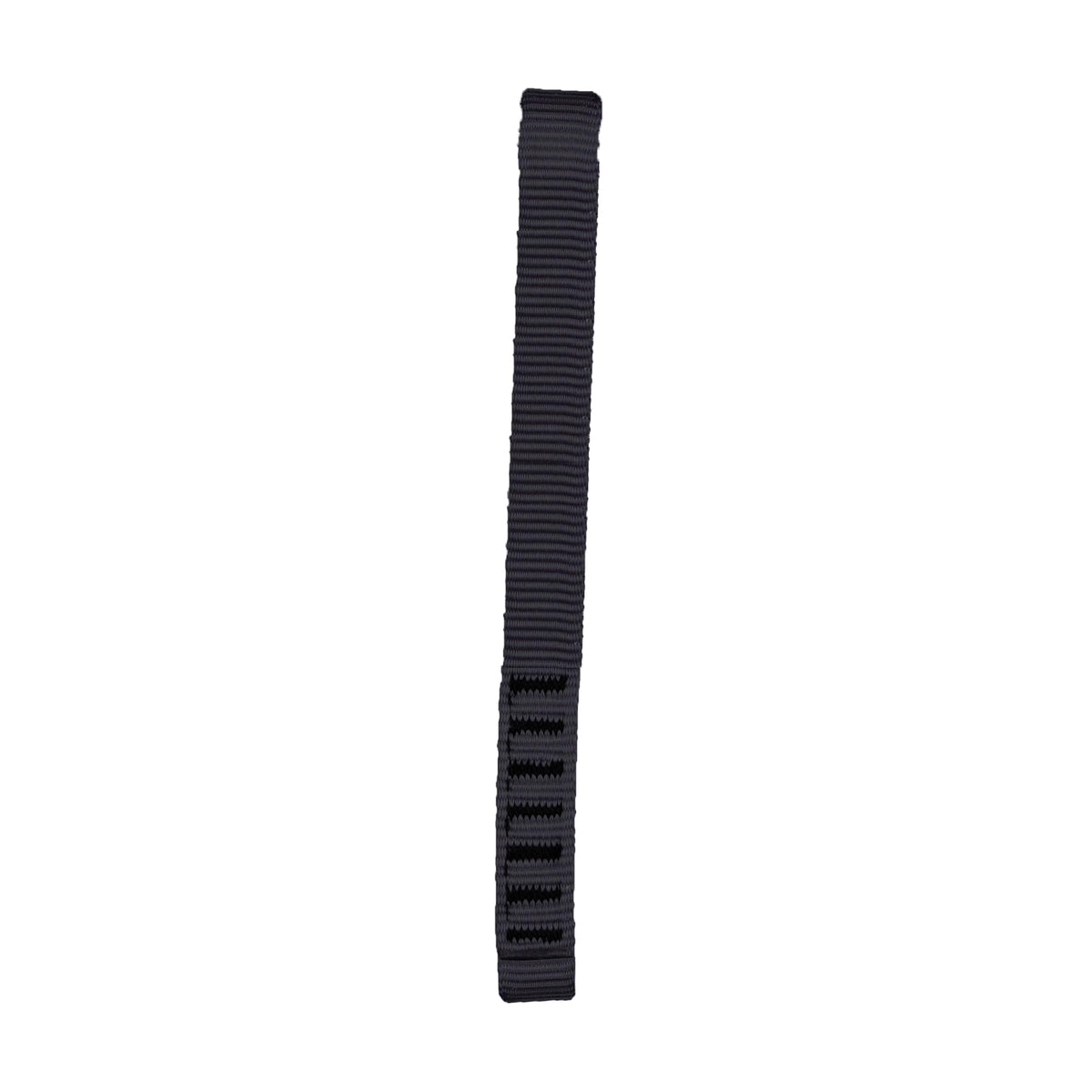 TRANGO Straight Dogbone Black 24cm close-up shows 16mm nylon for strong, lightweight protection.