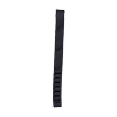 TRANGO Straight Dogbone Black 24cm close-up shows 16mm nylon for strong, lightweight protection.